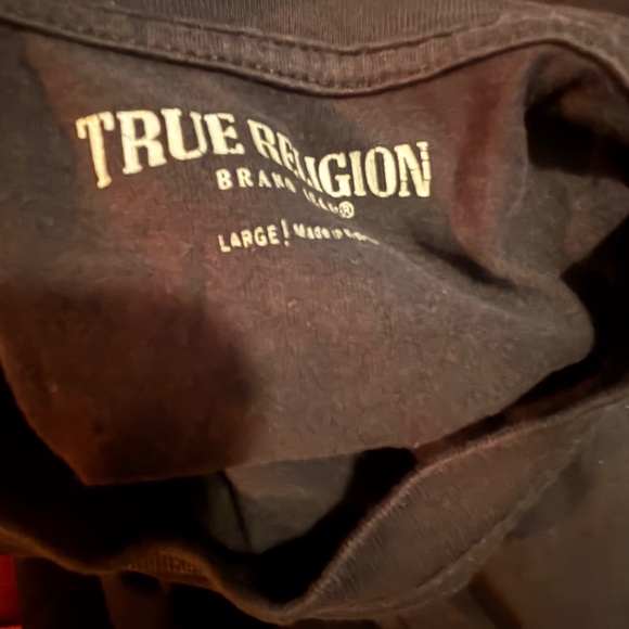 True Religion The Three Buddha Short Sleeves Tee size Large - Picture 9 of 9